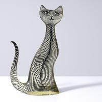 Large Abraham Palatnik (Pal) Cat Sculpture, 15.75H - Sold for $1,024 on 11-15-2025 (Lot 16).jpg